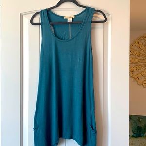 Johnny Was blue calms knit tunic. Medium